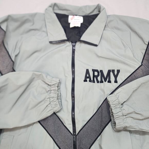 IPFU Jacket Large Reflective PT Wind Breaker Army Gray 8415-01-465-4821 - Picture 1 of 5